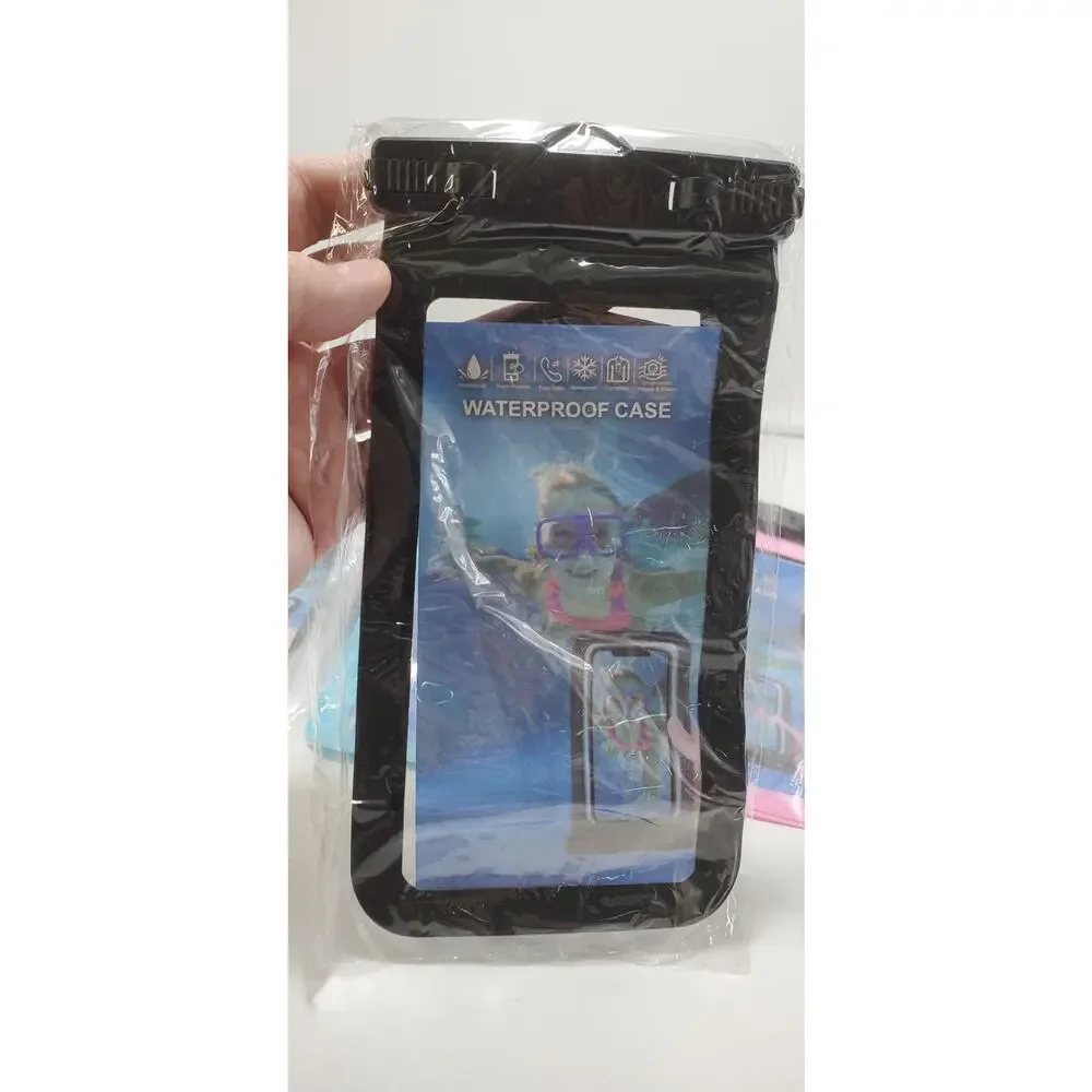 4 Pack Waterproof Floating Cell Phone Pouch/Dry Bag/Case/Cover W/Lanyard **NEW**